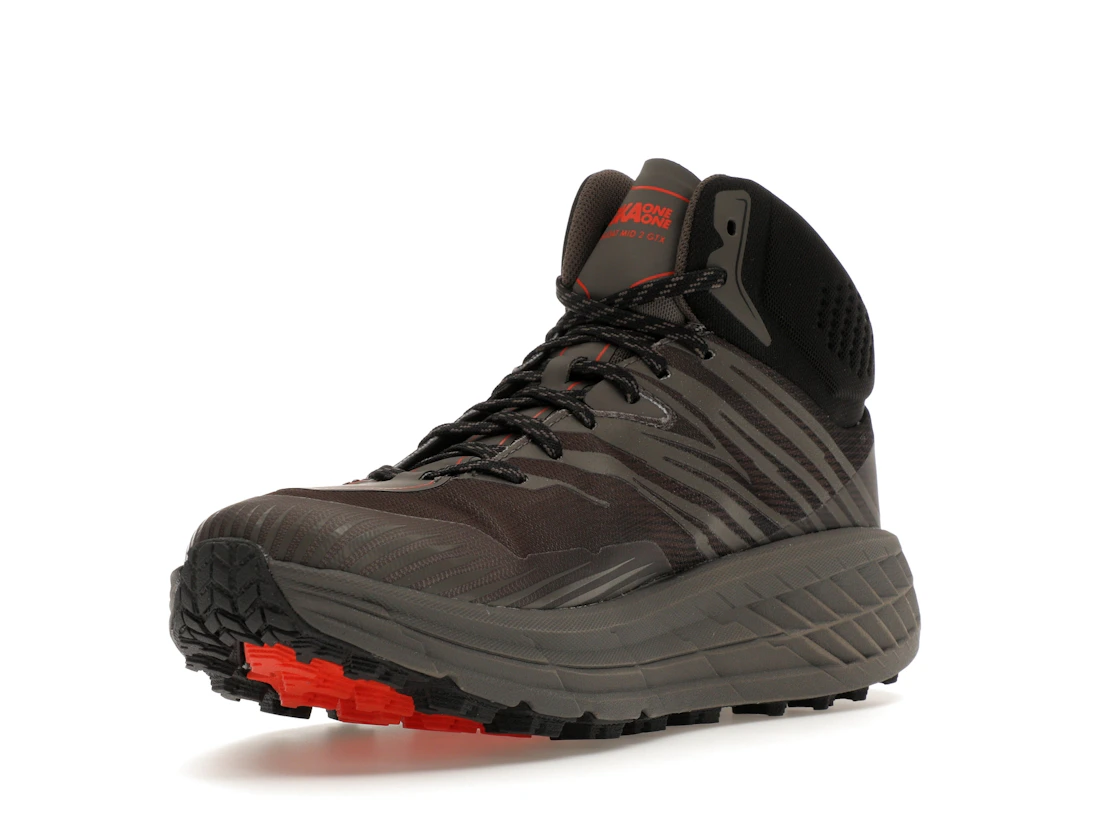 Hoka One One Speedgoat Mid Gore-Tex 2 Black Grey Red