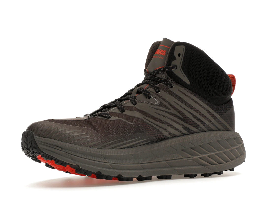 Hoka One One Speedgoat Mid Gore-Tex 2 Black Grey Red