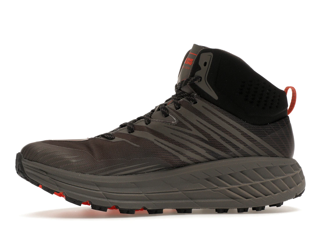 Hoka One One Speedgoat Mid Gore-Tex 2 Black Grey Red