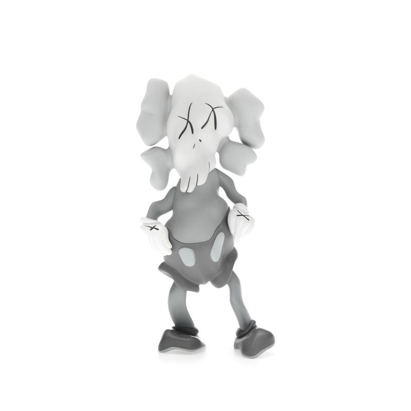 KAWS Robert Lazzarini Companion Vinyl Figure Grey - JP