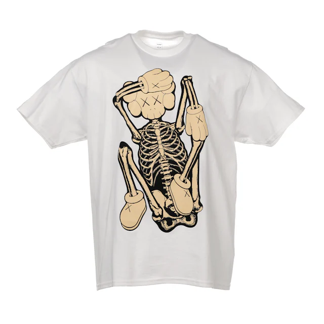 KAWS SKELETON NEW FICTION T-shirt Bone 0