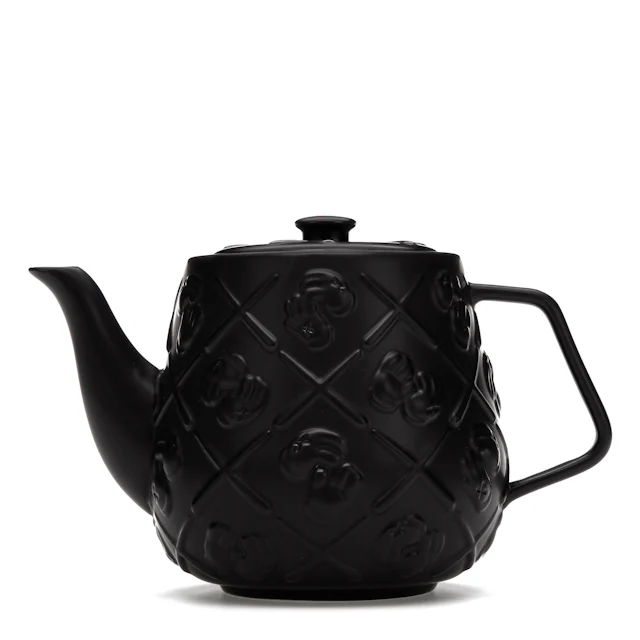 KAWS Ceramic Teapot Black 0