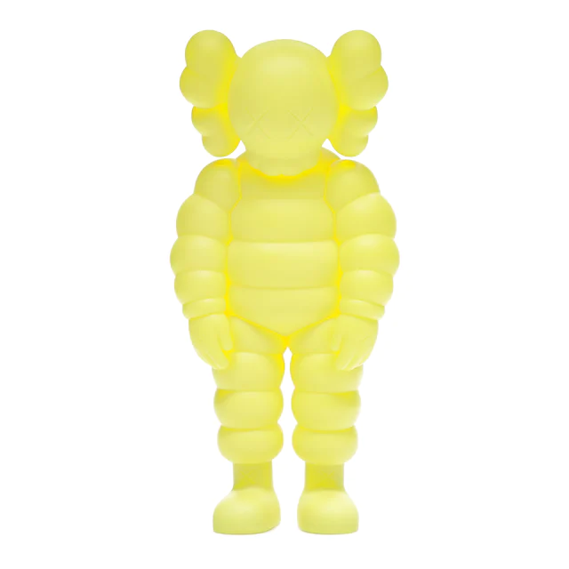 KAWS What Party 公仔黃色 0