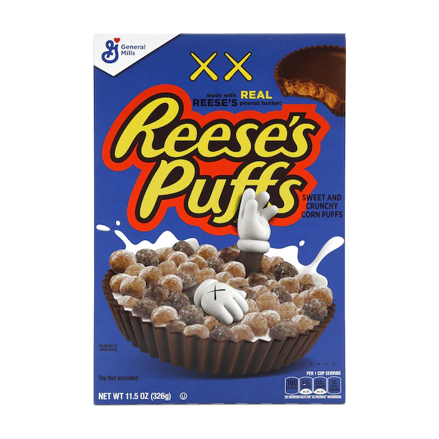 KAWS x Reese's Puffs Limited Edition Cereal (Not Fit For Human Consumption) Blue 0