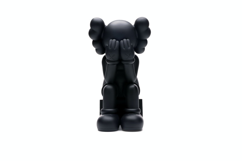 KAWS Passing Through Open Edition Vinyl Figure Black - US