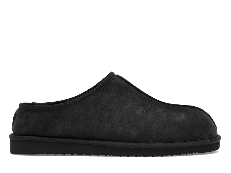 Kith Kithmas Monogram Shearling Slippers Black - FW24 - US