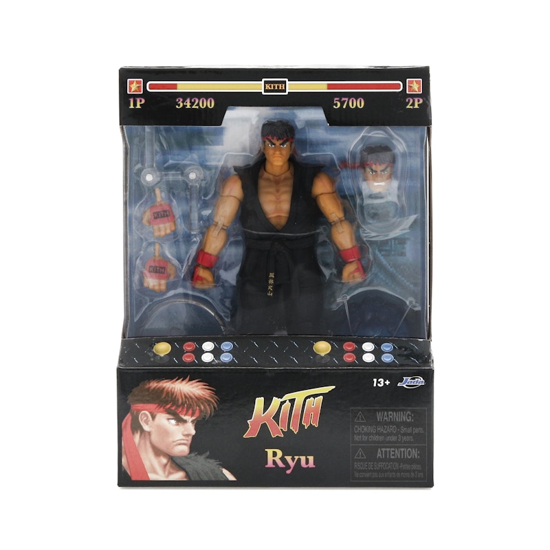 KITH CAPCOM リュウ フィギュア 交換用パーツ付き Kith x Capcom for Jada Toys Ryu Figure - JP
