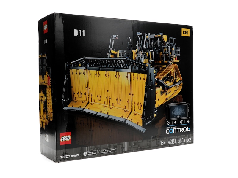 LEGO Technic App Controlled Cat D11 Bulldozer Set 42131 Yellow Black FW21 US