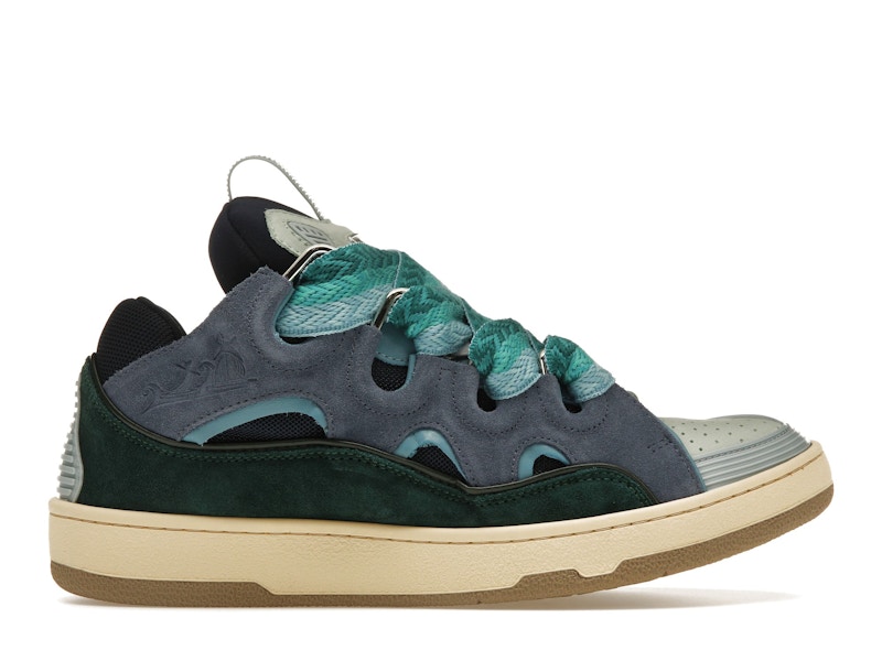 Light grey and green sneaker clearance