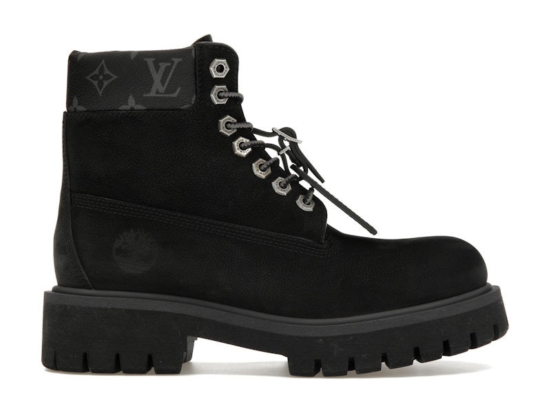 Louis Vuitton Timberland 6 Ankle Boot Black Men s 1AD75A US