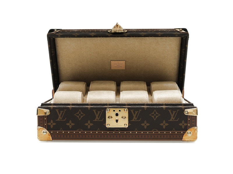 Louis Vuitton Case 8 Watch Monogram Canvas Brown in Canvas with