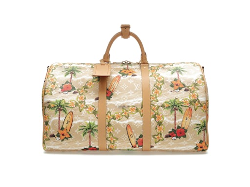 Schultertasche Louis Vuitton Keepall Bandouliere 50 Monogram Surfin Sand 0