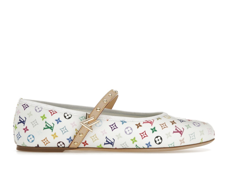 Louis Vuitton Romy Flat Ballerina Takashi Murakami Blanc (femme