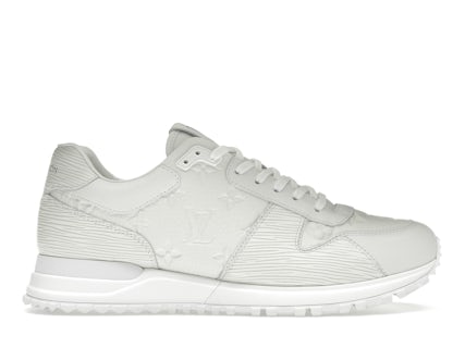 Louis Vuitton Run Away Sneaker Monogram Embossed Leather Blanc