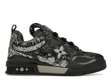 Louis Vuitton Skate Trainer Black Swarovski Monogran Men's
