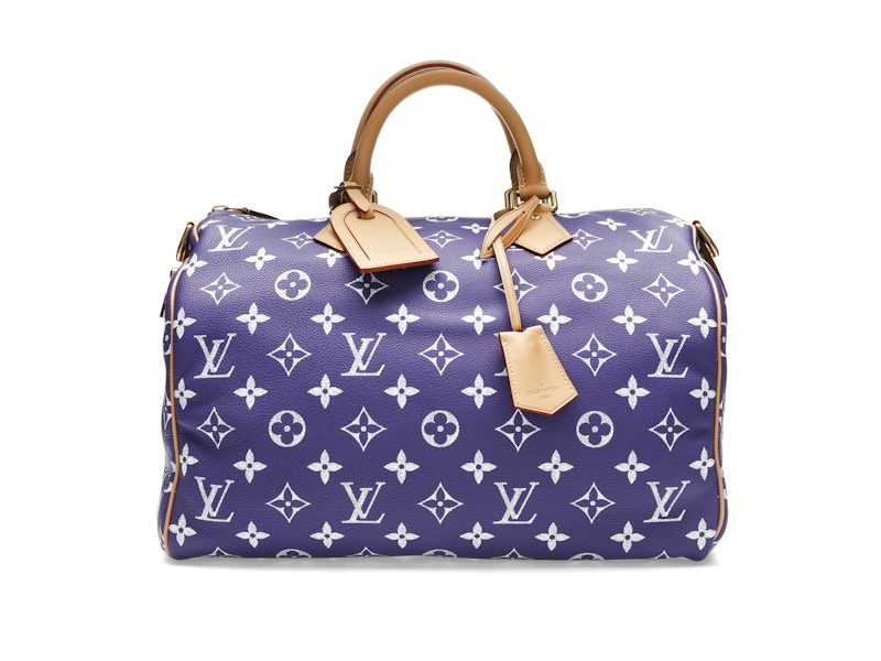 Louis Vuitton Speedy P9 Bandouliere 40 Amethyste in Calfskin with