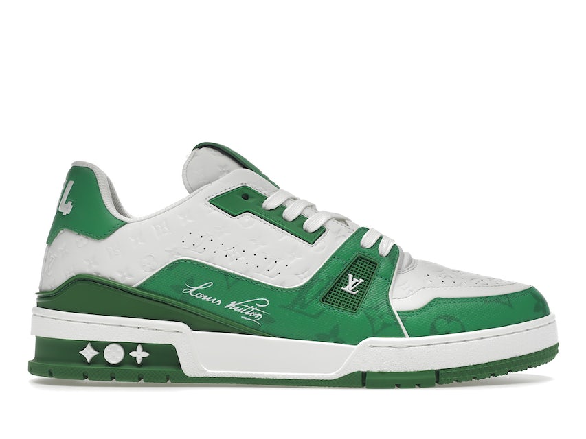 louis vuitton green sneaker