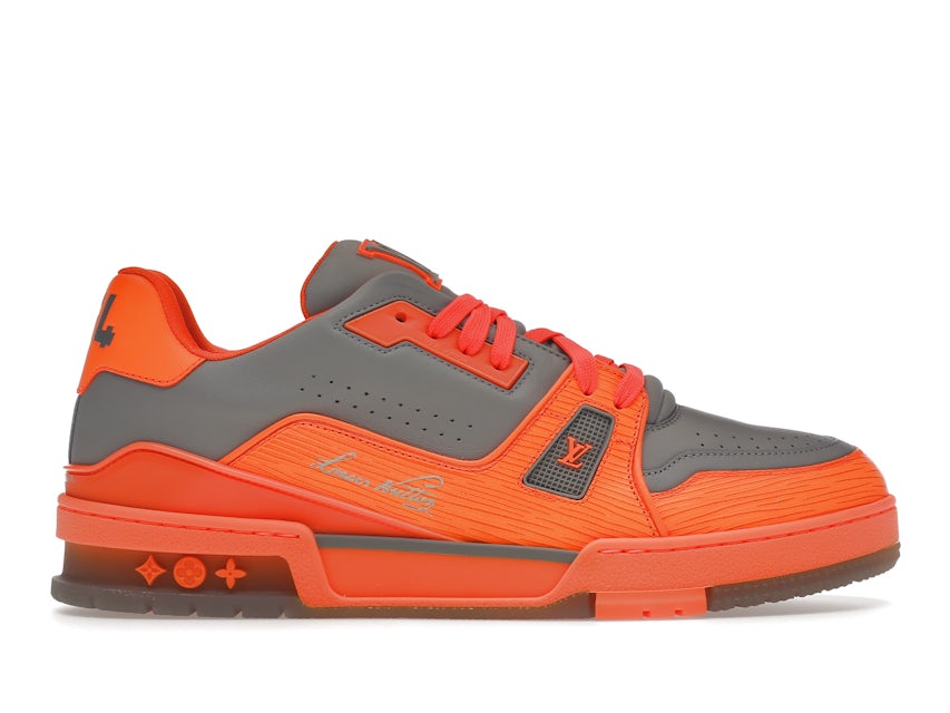 Louis Vuitton, Shoes, Mens Louis Vuitton Lv Trainer Sneaker In Orange Trainer  Sneakers Sneakers