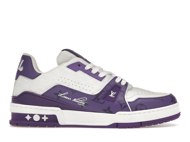 Louis Vuitton Trainer Purple Monogram Men s 1AANHP US