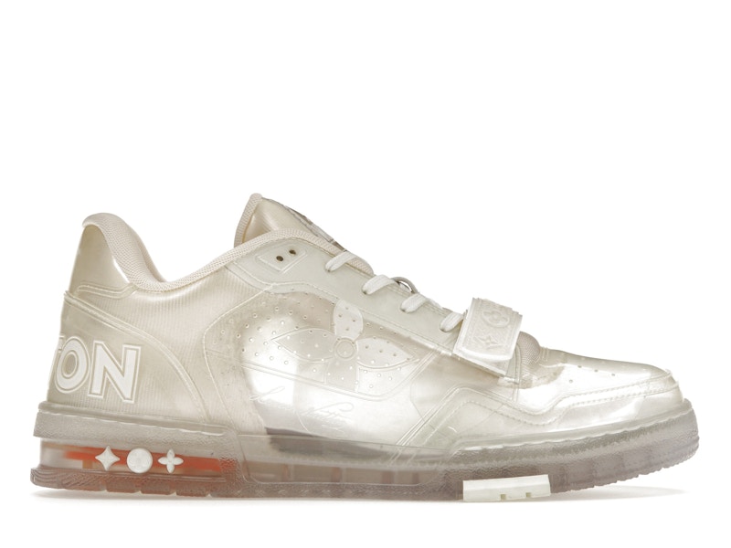 Louis Vuitton Trainer White Transparent Men s 1A98X9 GB