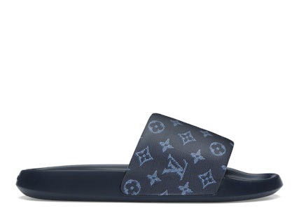Lv Waterfront Mule Blue Louis Vuitton Waterfront Mule Slides Sz 10