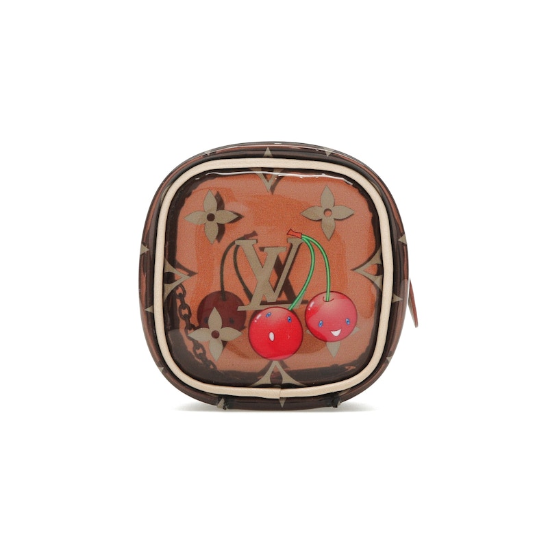 希少コラボ♪【LOUIS VUITTON x TM】Cherry Cube Coin Purse Louis Vuitton x Takashi Murakami Cherry Cube Coin Purse