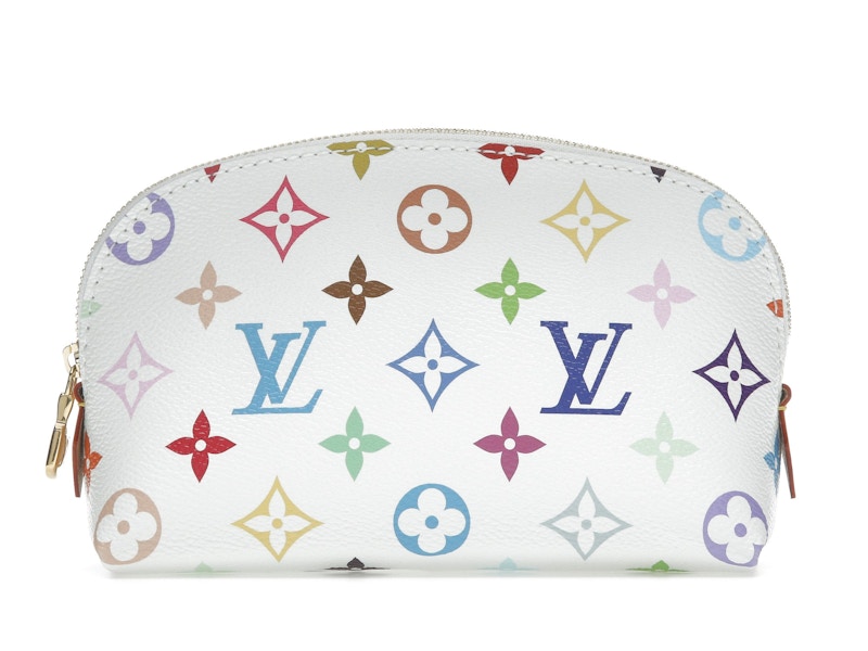 Louis Vuitton x Takashi Murakami Cosmetic Pouch PM White