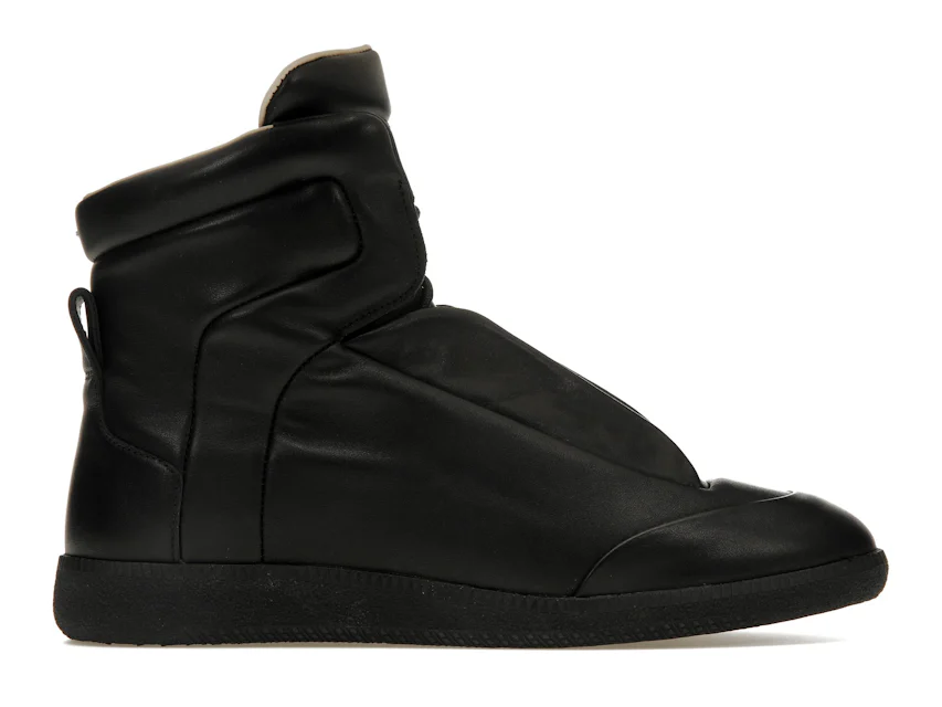 Maison Margiela MM22 Leather High Sneakers Black Men's - Sneakers - US