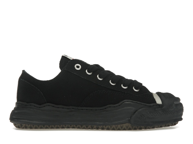 【超特価sale開催】  Sole OG Hank Yasuhiro Mihara Maison Canvas Black Black Low 靴