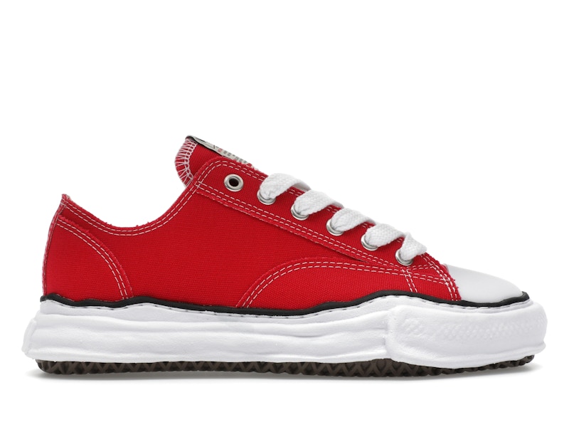 Maison Mihara Yasuhiro Peterson OG Sole Canvas Low Red Men's
