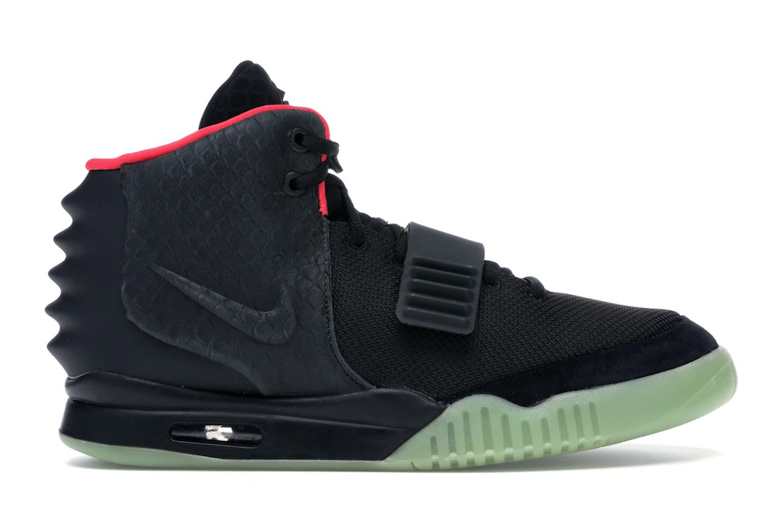 Nike Air Yeezy 2 Solar Red Midweek Heat Black Friday Edition