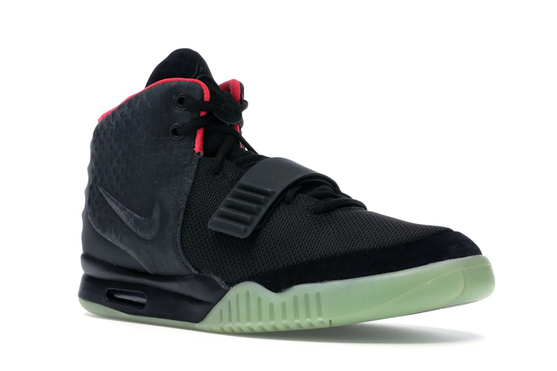 Nike Air Yeezy 2 Solar Red Midweek Heat Black Friday Edition