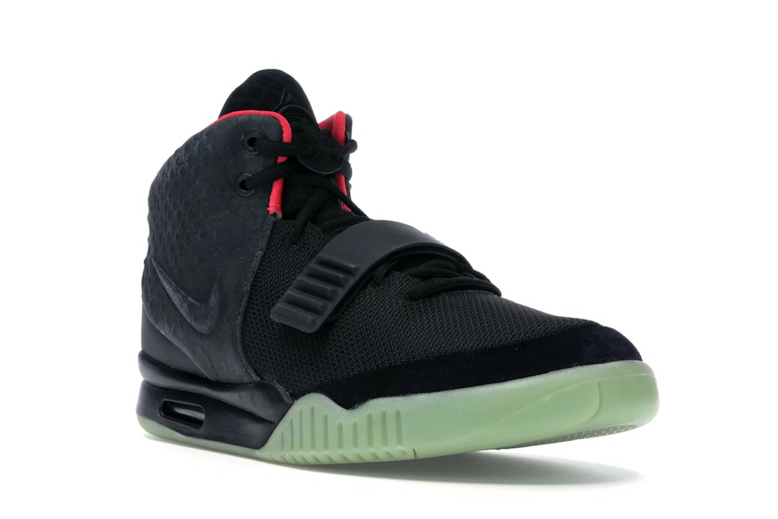 Nike Air Yeezy 2 Solar Red Midweek Heat Black Friday Edition