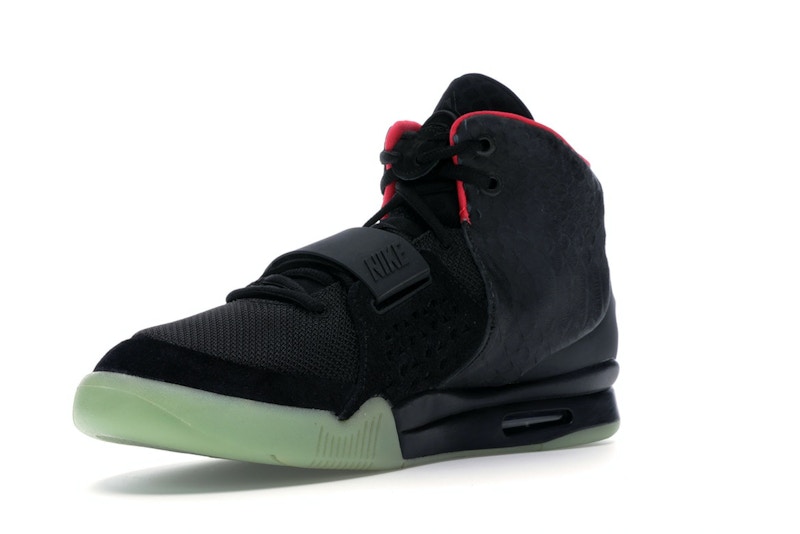 Nike Air Yeezy 2 Solar Red Midweek Heat Black Friday Edition