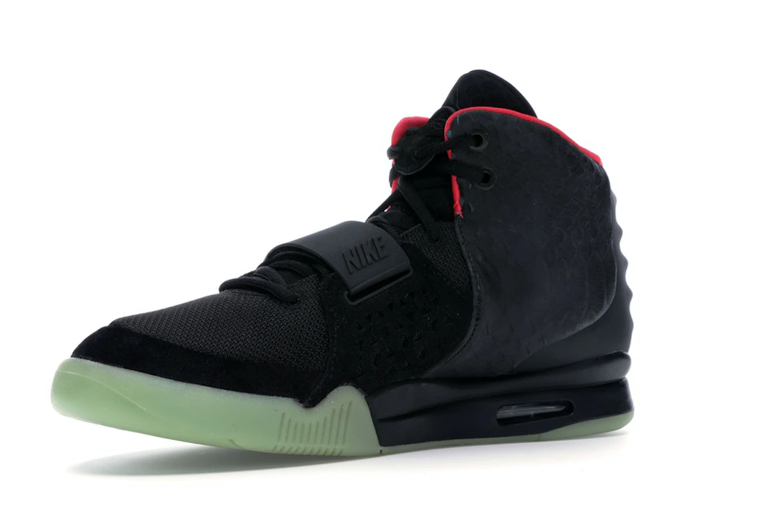 Nike Air Yeezy 2 Solar Red Midweek Heat Black Friday Edition
