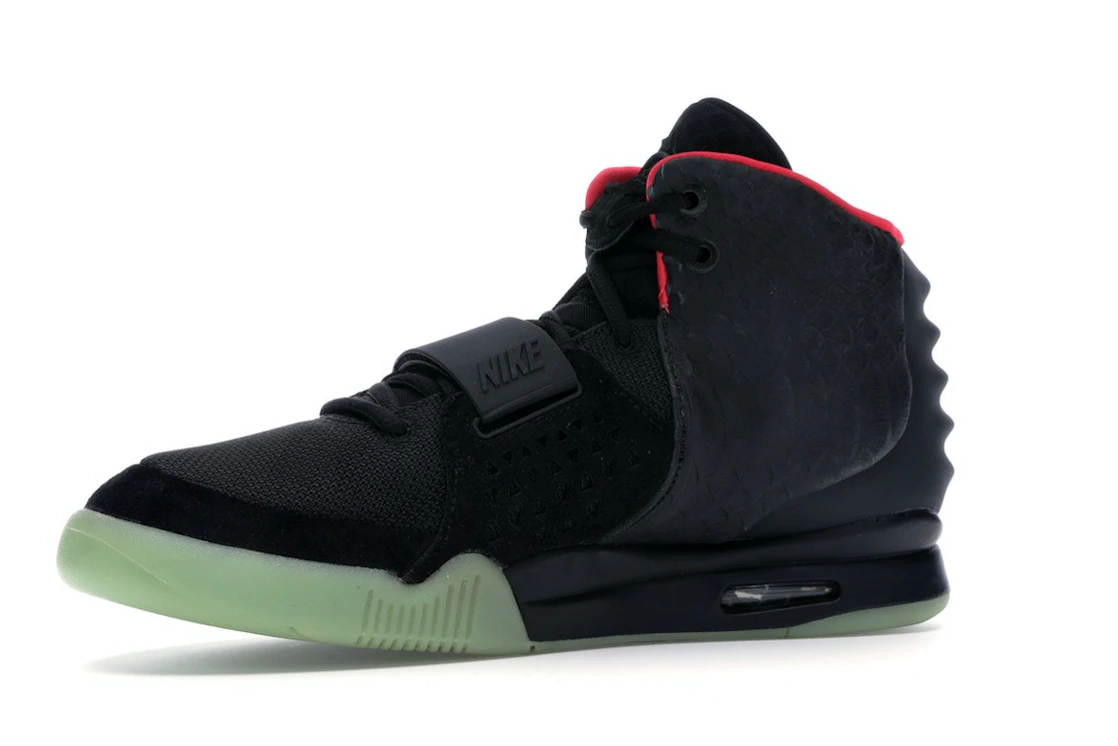 Nike Air Yeezy 2 Solar Red Midweek Heat Black Friday Edition