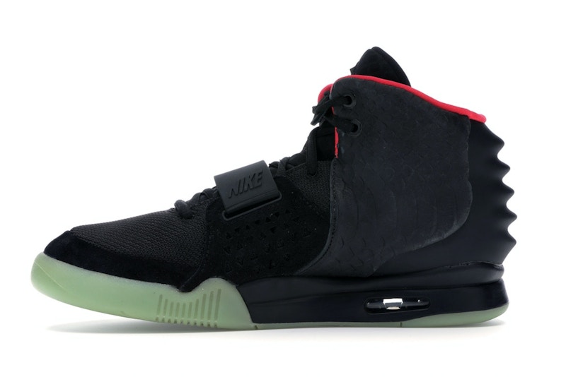 Nike Air Yeezy 2 Solar Red Midweek Heat Black Friday Edition