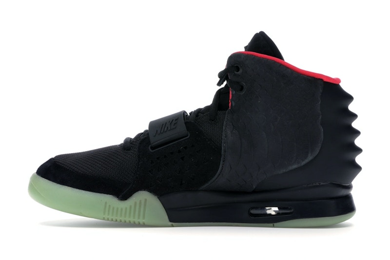 Nike Air Yeezy 2 Solar Red Midweek Heat Black Friday Edition