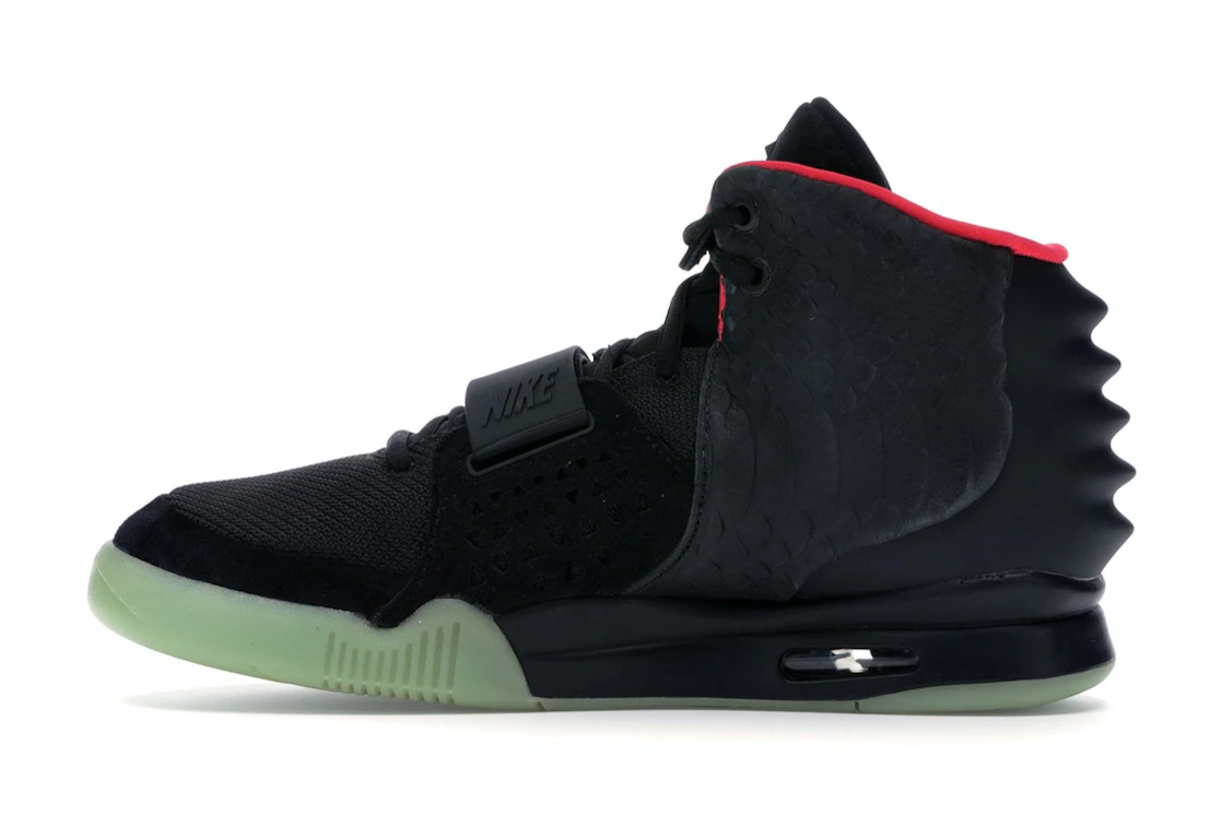 Nike Air Yeezy 2 Solar Red Midweek Heat Black Friday Edition