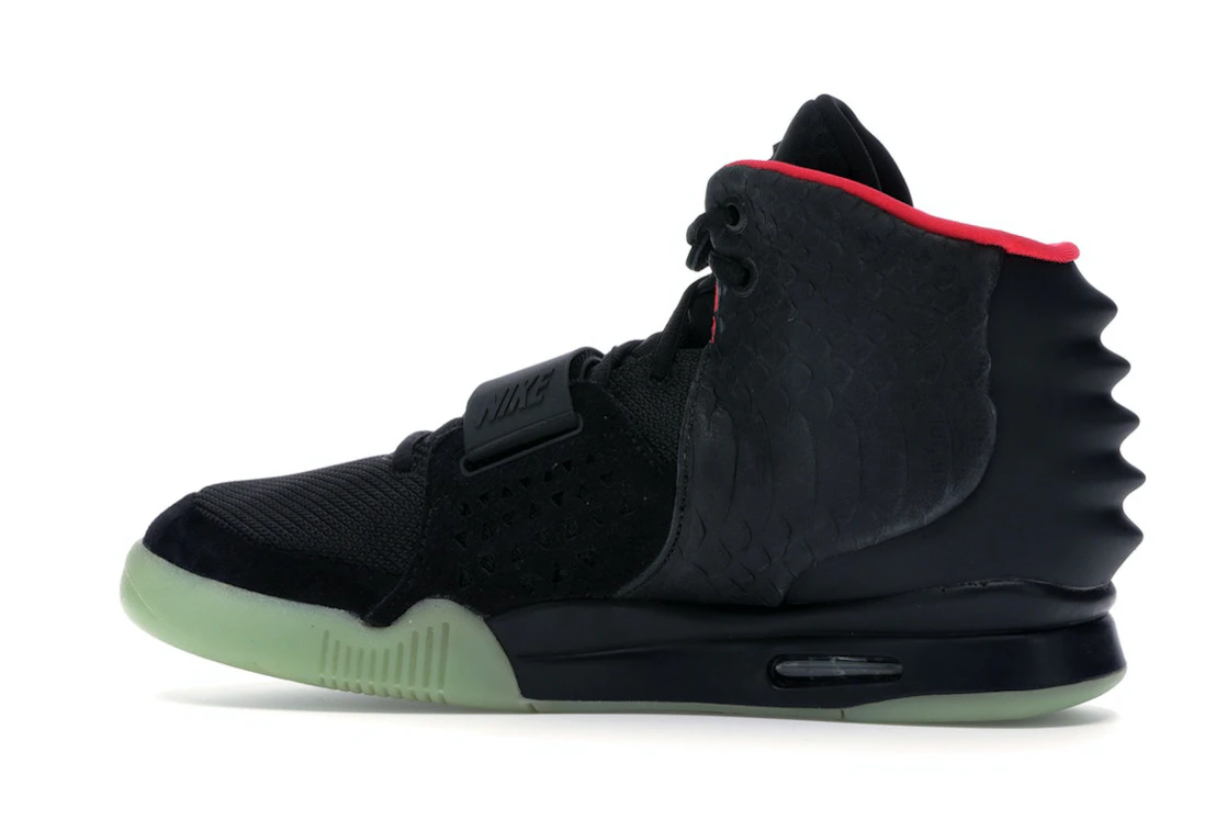 Nike Air Yeezy 2 Solar Red Midweek Heat Black Friday Edition