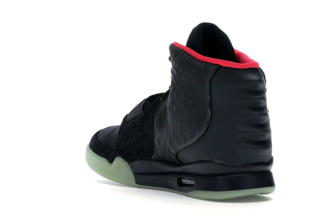 Nike Air Yeezy 2 Solar Red Midweek Heat Black Friday Edition