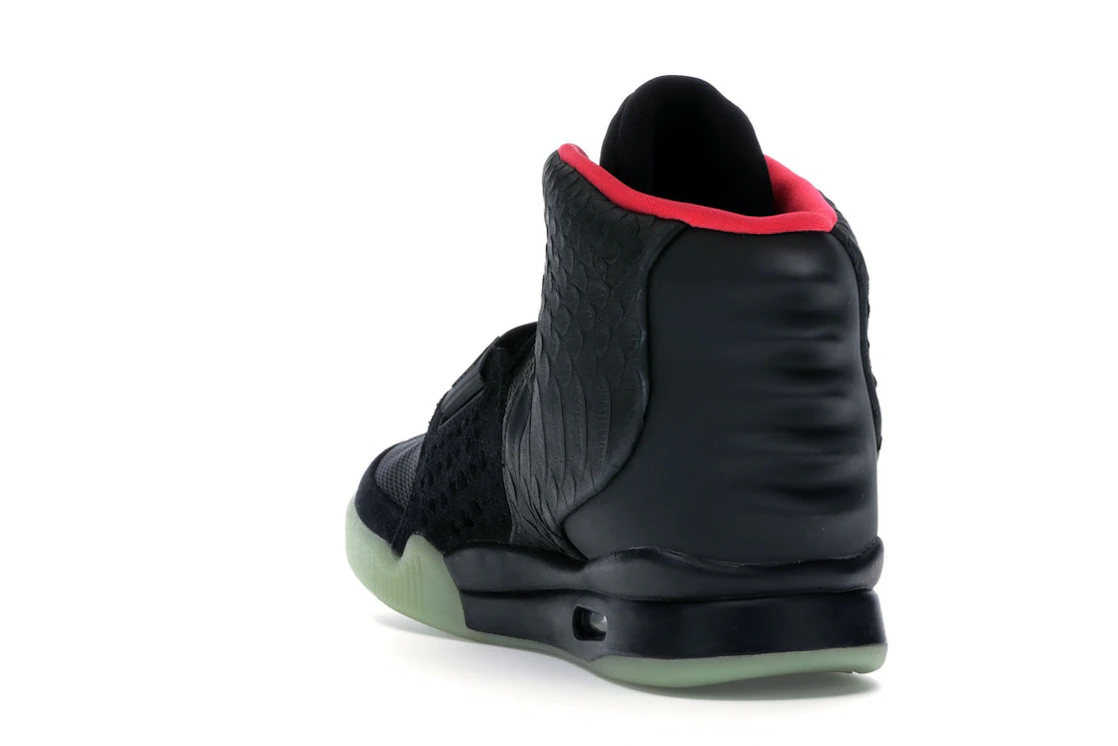 Nike Air Yeezy 2 Solar Red Midweek Heat Black Friday Edition