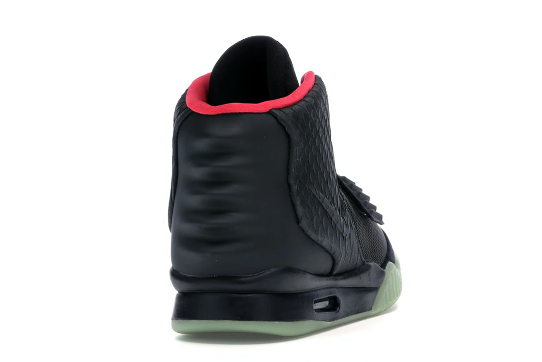 Nike Air Yeezy 2 Solar Red Midweek Heat Black Friday Edition