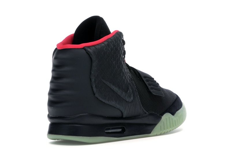 Nike Air Yeezy 2 Solar Red Midweek Heat Black Friday Edition