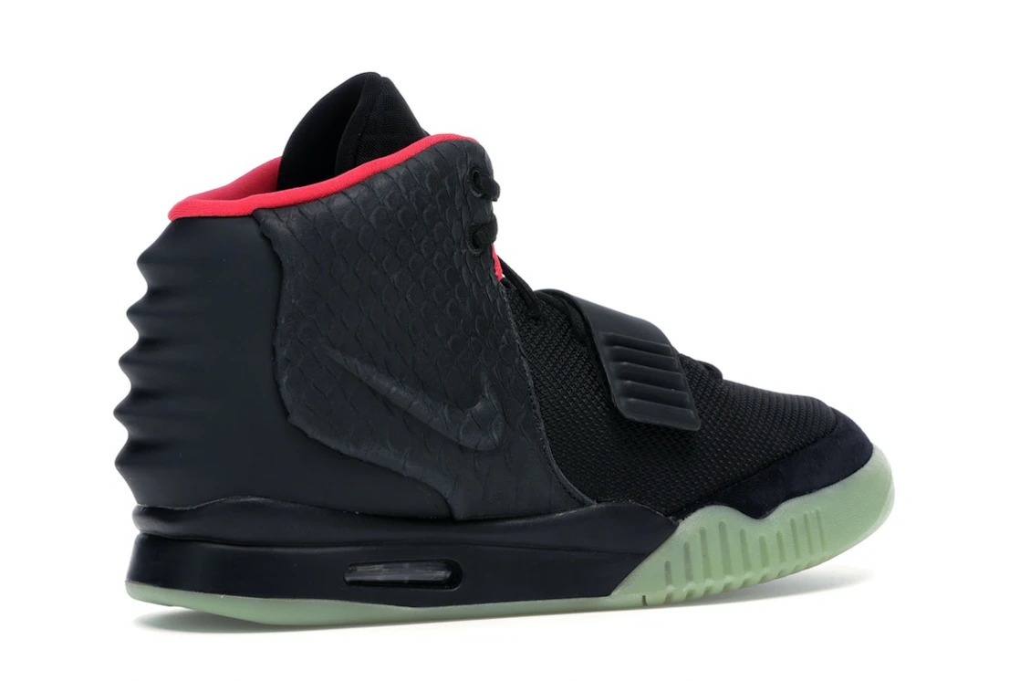 Nike Air Yeezy 2 Solar Red Midweek Heat Black Friday Edition