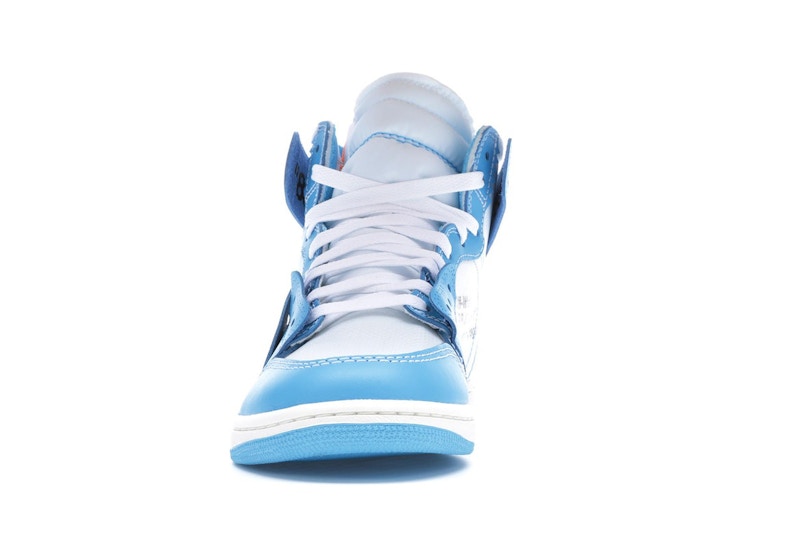 Jordan 1 Retro High Off-White University Blue Midweek Heat S3 - 360° view 11