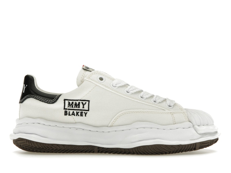 【国内正規品】 Mihara Maison Yasuhiro Men's White Low Canvas Sole OG Blakey 男性用
