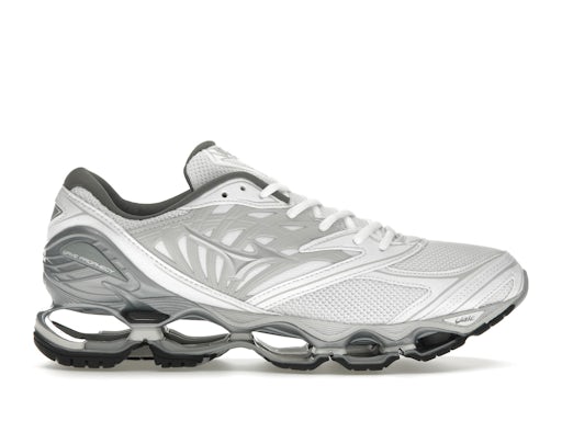 Profecía de la ola de Mizuno LS Blanco Plateado Niebla del puerto 0