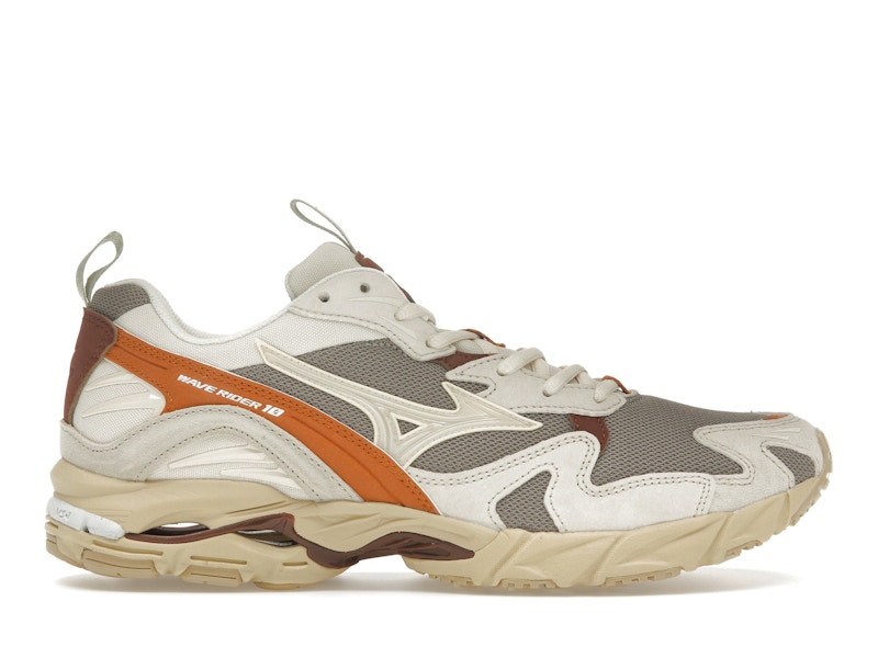 Mizuno Wave Rider 10 Vintage Khaki Sand Pumpkin Spice Men's