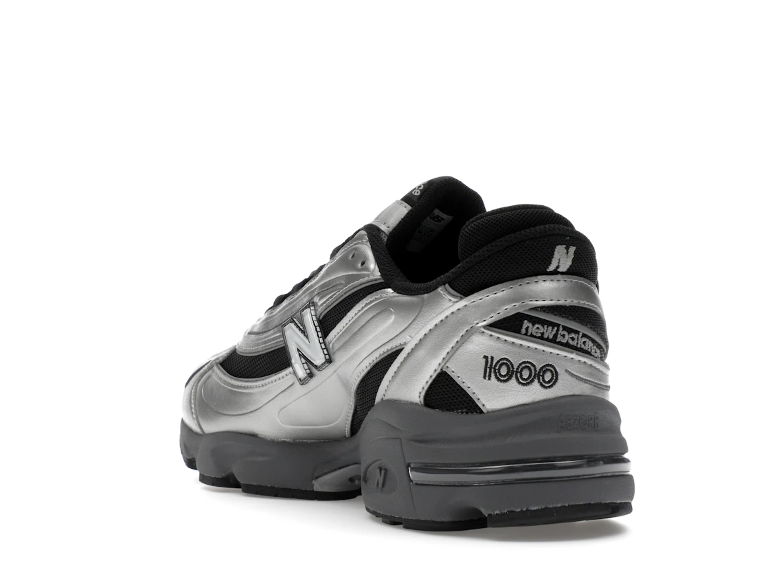 New Balance 1000 Black Silver Metallic